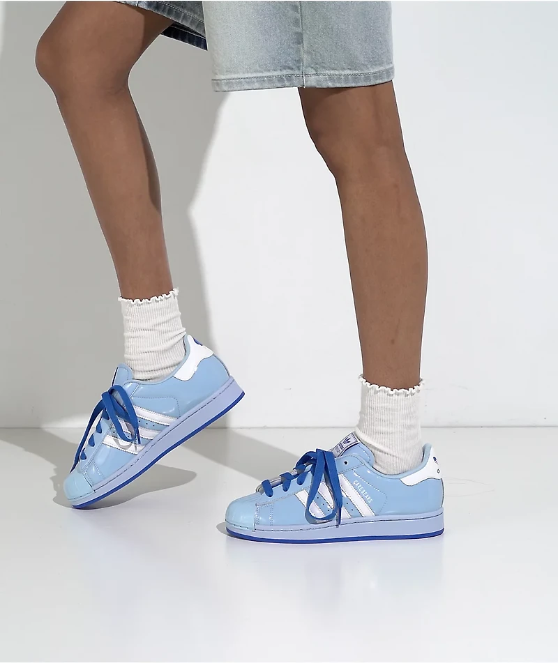 adidas x Care Bears Superstar II Blue & White Shoes
