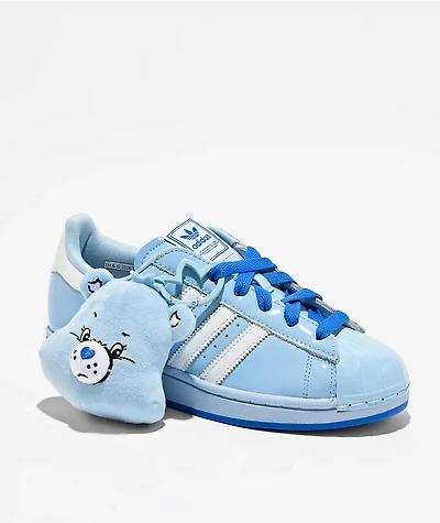 adidas x Care Bears Superstar II Blue & White Shoes