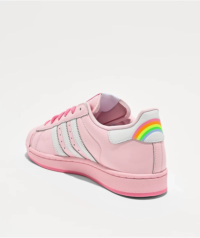 adidas x Care Bears Superstar II Pink & White Shoes