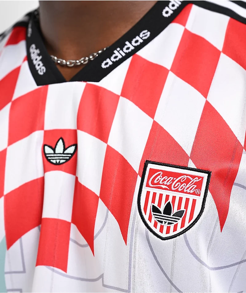 adidas x Coca-Cola White Soccer Jersey
