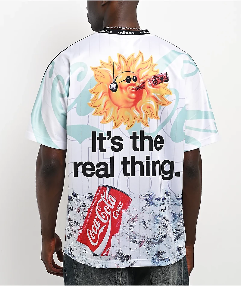 adidas x Coca-Cola White Soccer Jersey