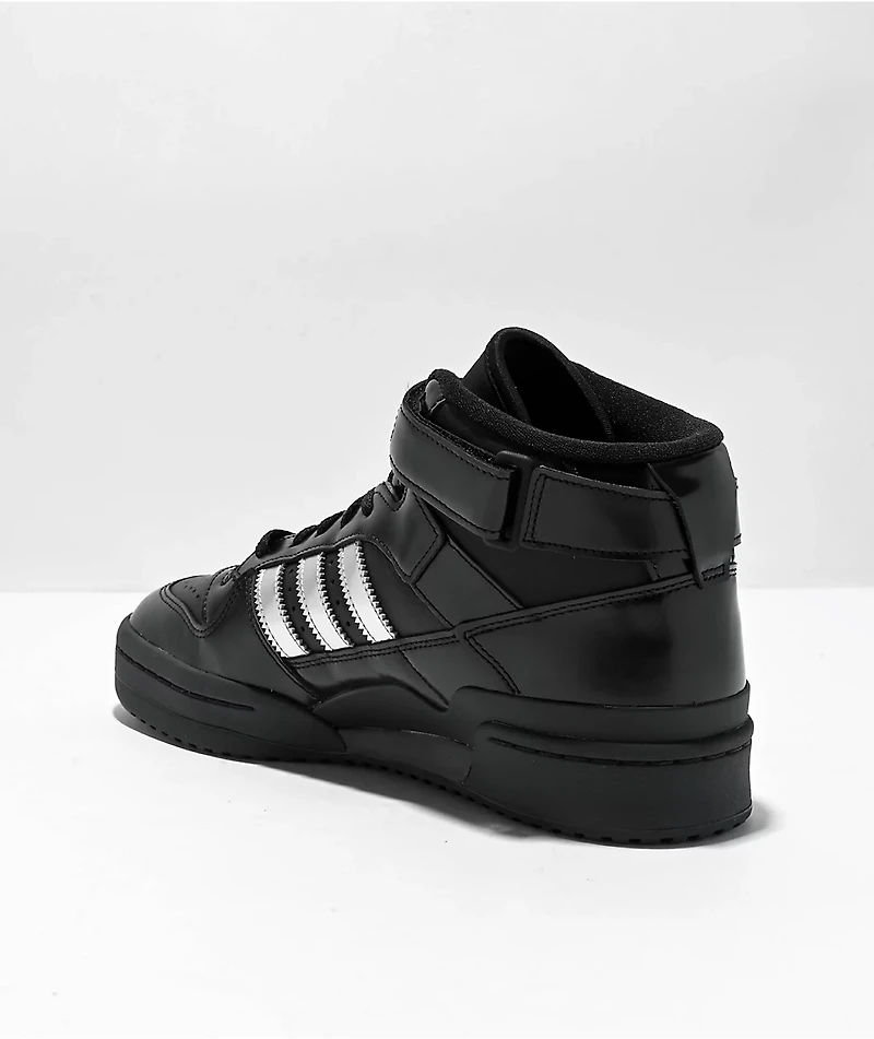 adidas x Heitor Da Silva Forum 84 ADV Mid Black & Silver Skate Shoes