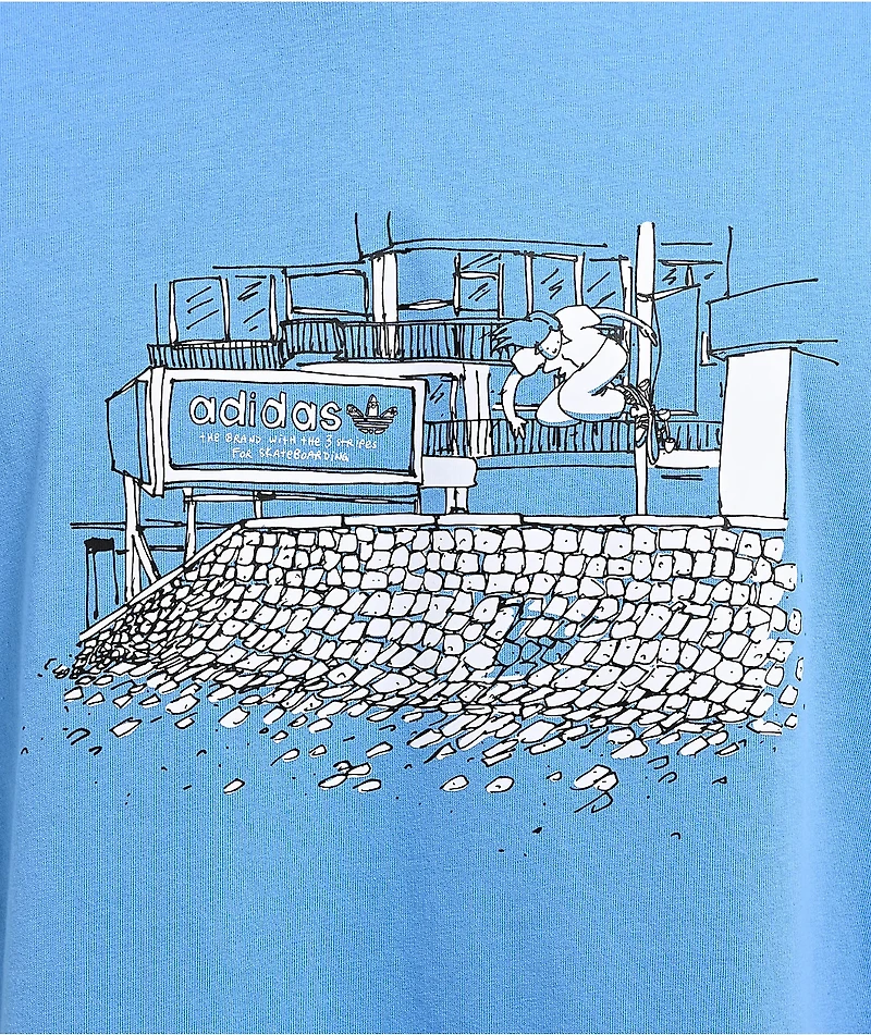 adidas x Henry Jones Nora Blue T-Shirt