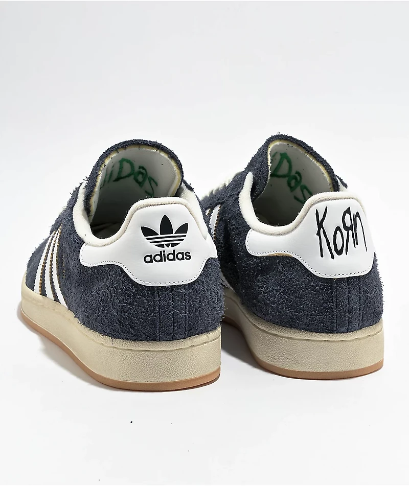 adidas x KoRn Campus 2 Carbon & White Shoes