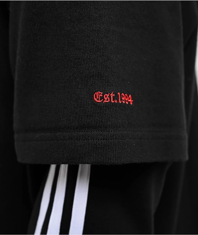 adidas x Korn Black 2fer Long Sleeve T-Shirt