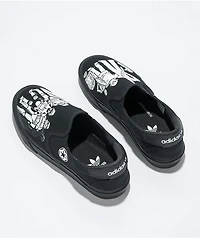 adidas x Star Wars Court Rally Black Slip-On Shoes