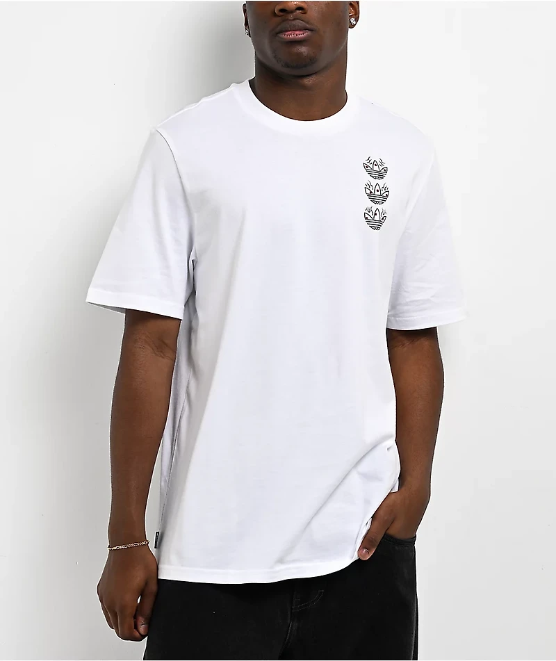 adidas x Temple Of Skate Curb White T-Shirt
