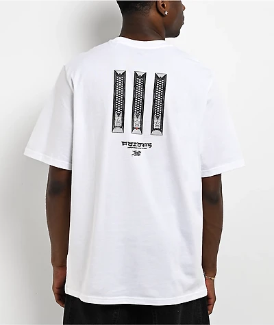 adidas x Temple Of Skate Curb White T-Shirt