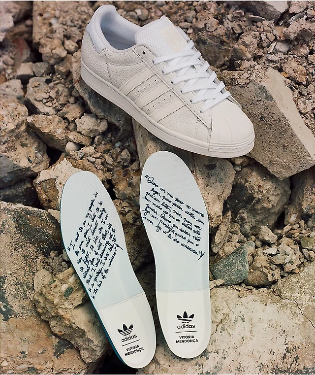 Adidas x Vitória Superstar ADV Cream Skate Shoes Liberty Center - Main Image