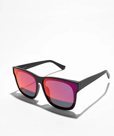 dime. 001 Matte Black & Red Polarized Sunglasses