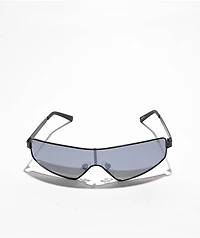 dime. Ventura Matte Black & Silver Polarized Sunglasses