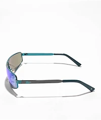 dime. Ventura Turquoise Flash Sunglasses