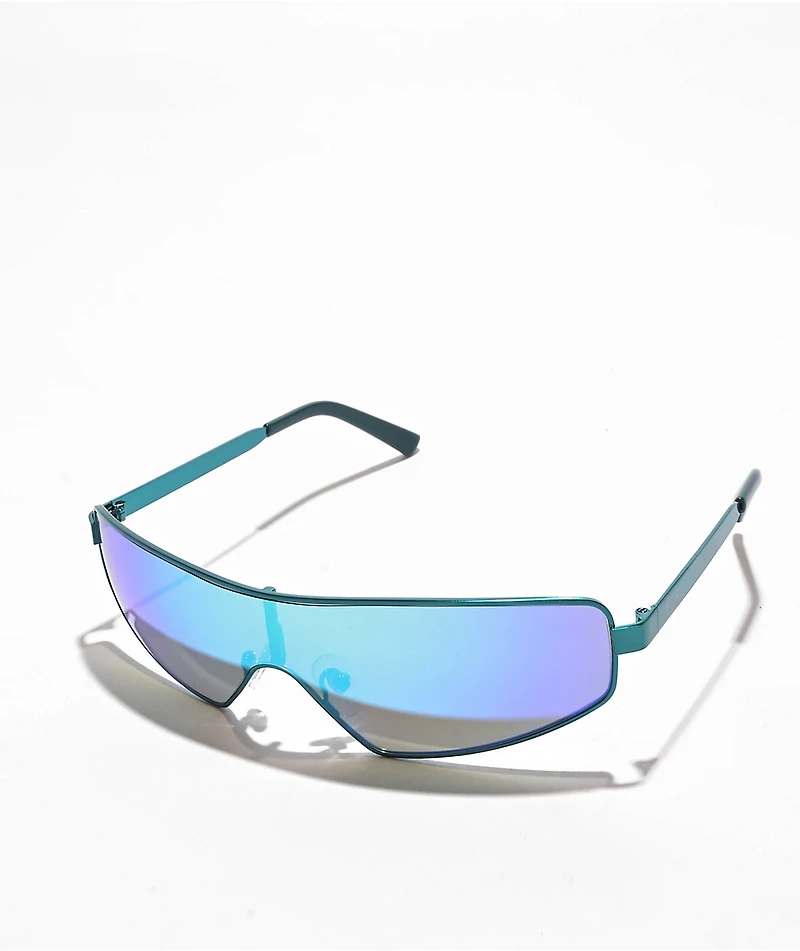 dime. Ventura Turquoise Flash Sunglasses