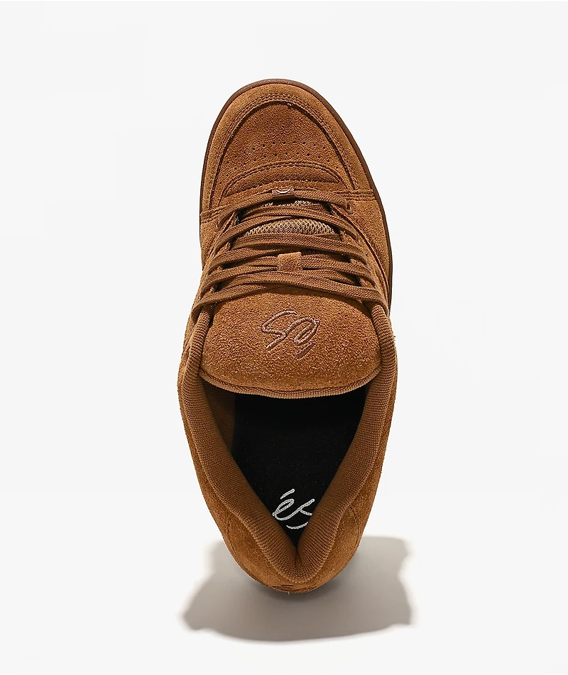 eS Accel Brown & Gum Skate Shoes