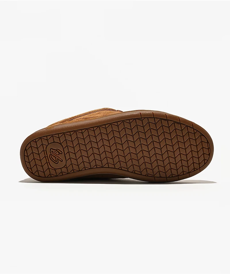 eS Accel Brown & Gum Skate Shoes