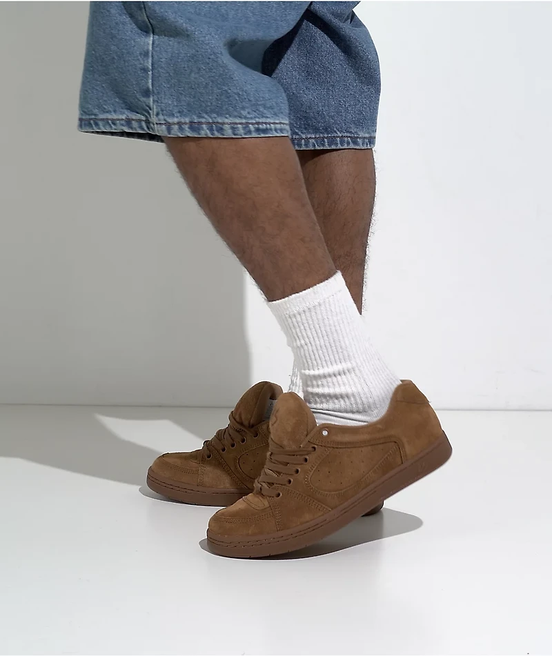 eS Accel Brown & Gum Skate Shoes