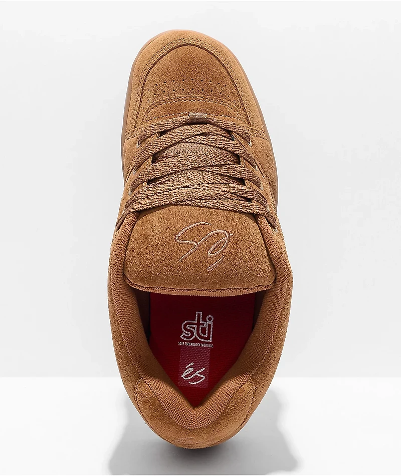 eS Accel OG Brown & Gum Skate Shoes