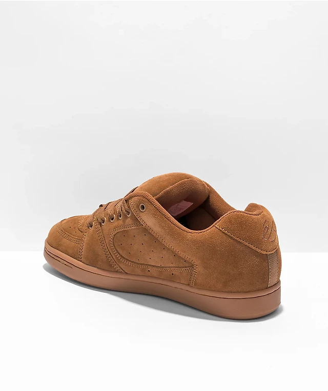 ES Accel OG Brown Gum Skate Shoes Connecticut Post Mall