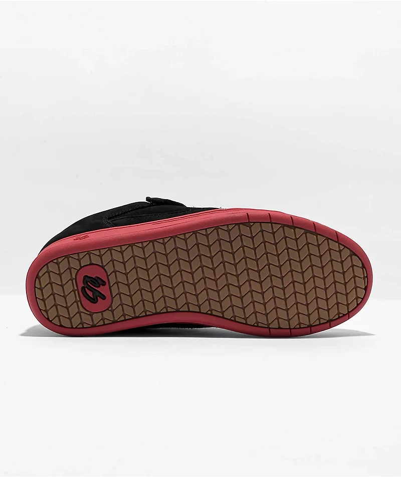 eS Accel OG Plus Black & Red Skate Shoes