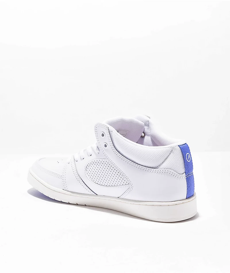 eS Accel Slim Mid White & Tan Shoes