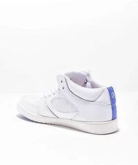 eS Accel Slim Mid White & Tan Shoes