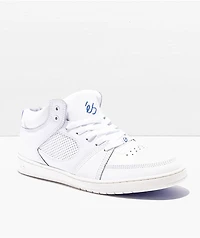 eS Accel Slim Mid White & Tan Shoes