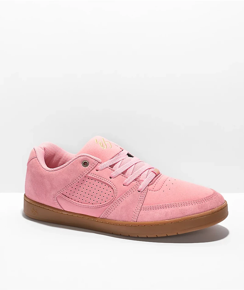 eS Accel Slim Pink & Gum Skate Shoes
