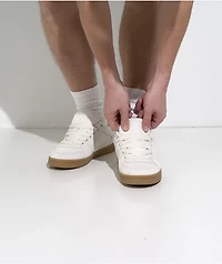 eS Accel White & Gum Skate Shoes
