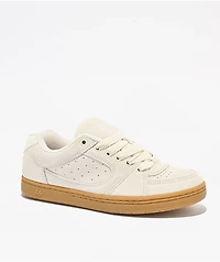 eS Accel White & Gum Skate Shoes