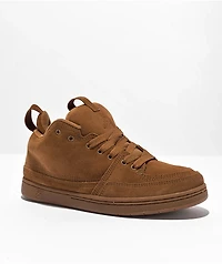 eS Penny 2 Brown Suede Skate Shoes
