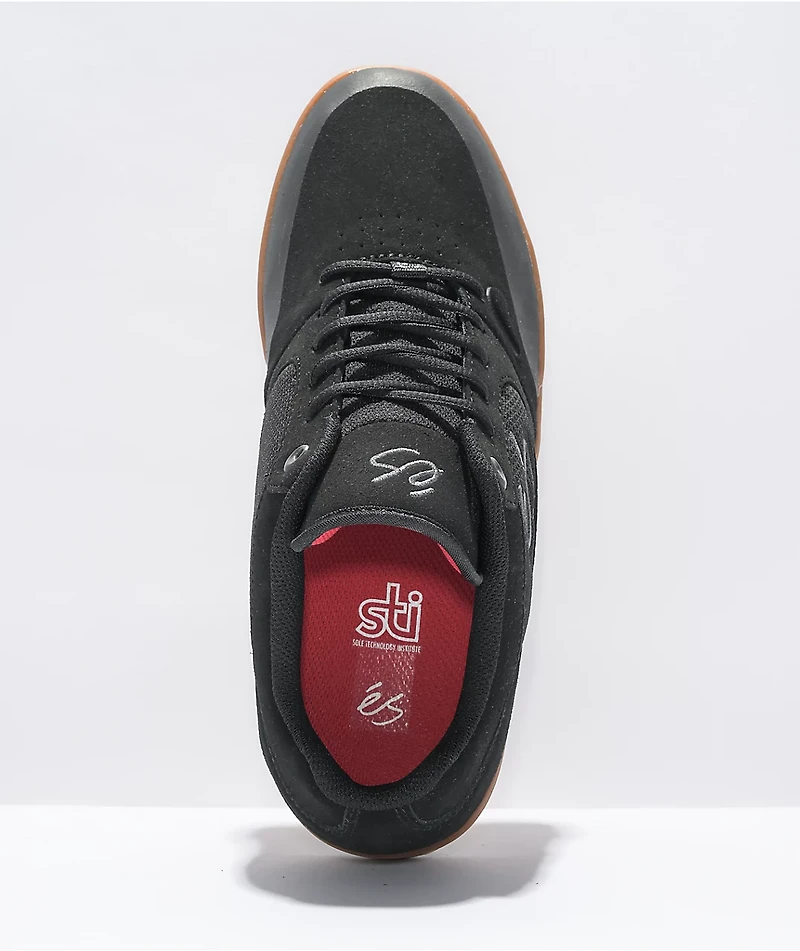 eS Swift 1.5 Black & Gum Skate Shoes
