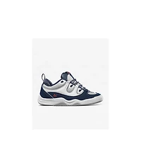 eS Two Nine 8 White & Navy Skate Shoes