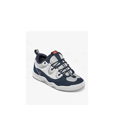 eS Two Nine 8 White & Navy Skate Shoes