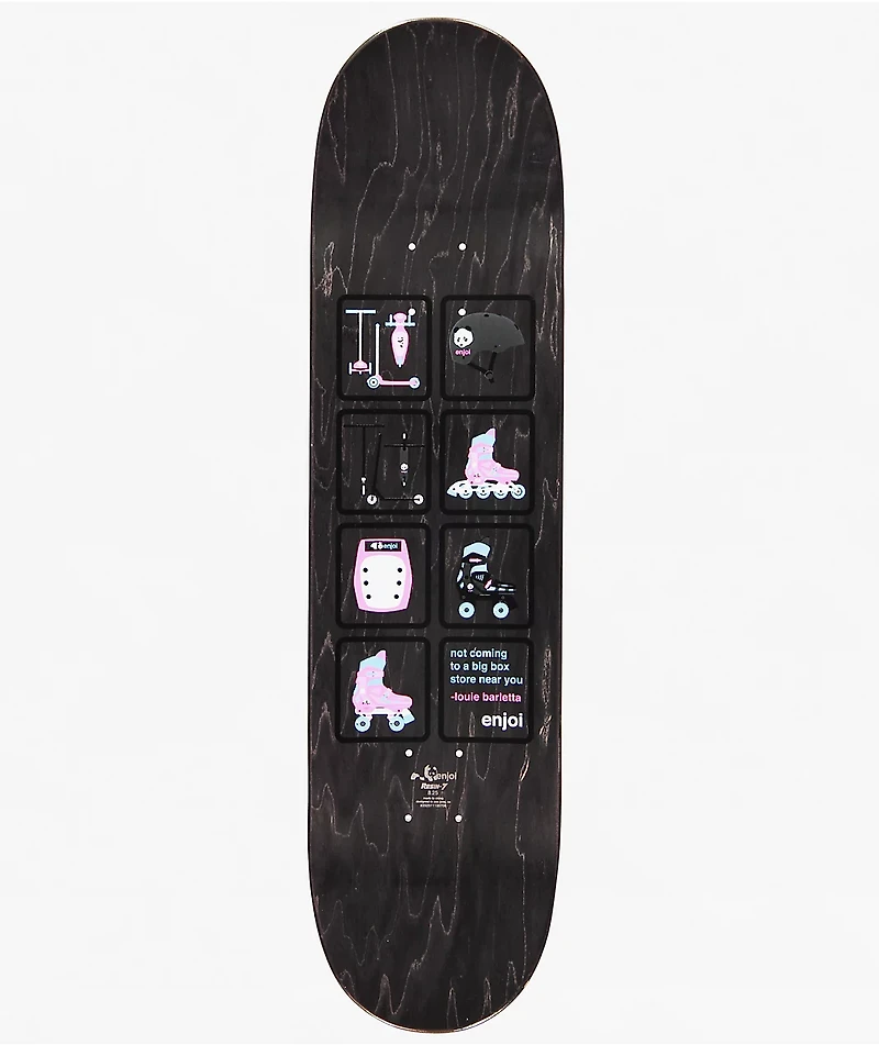 enjoi Big Box Roller Skates 8.25" Skateboard Deck