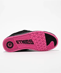 etnies Callicut Black & Pink Skate Shoes