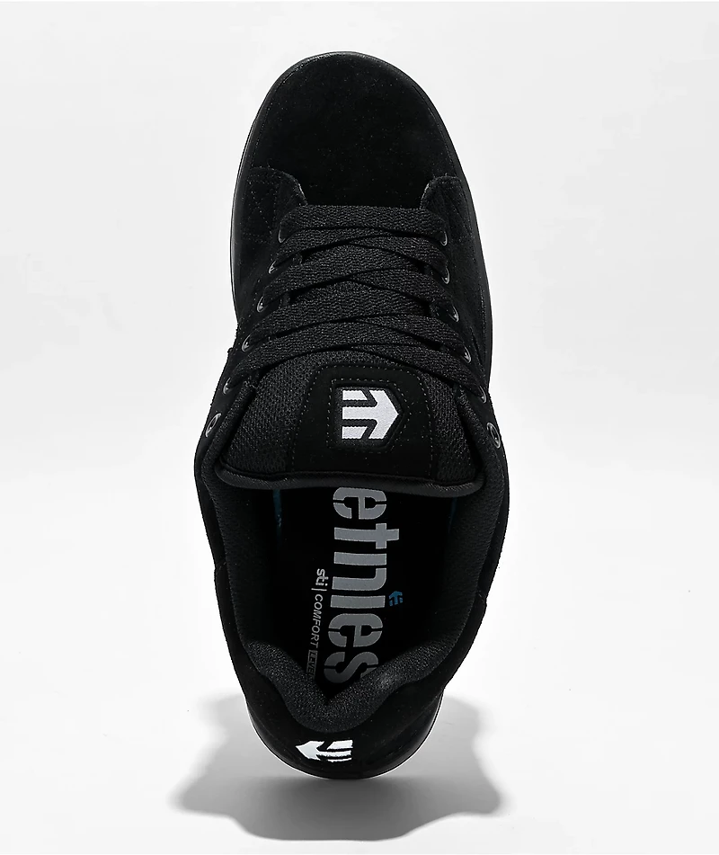 etnies Callicut Black & White Skate Shoes