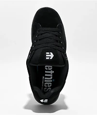 etnies Callicut Black & White Skate Shoes