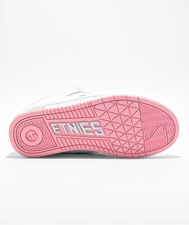 Etnies Callicut White Pink Skate Shoes Connecticut Post Mall