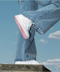 etnies Callicut White & Pink Skate Shoes