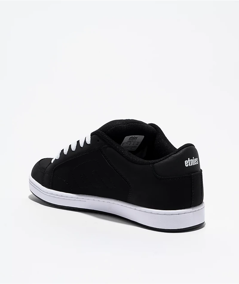 etnies Kingpin 2K Black & White Skate Shoes