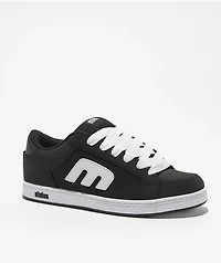 etnies Kingpin 2K Black & White Skate Shoes