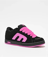 etnies Kingpin Black & Pink Skate Shoes