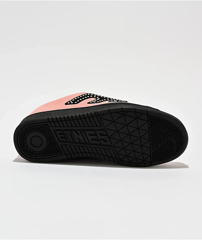 etnies Kingpin Pink & Black Skate Shoes