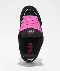 etnies Kingpin SMU Black & Pink Skate Shoes