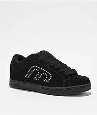 etnies Kingpin Studded Black Skate Shoes