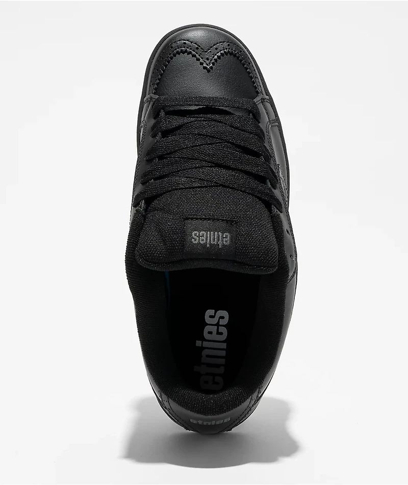 etnies Kingpin Wingtip Black Skate Shoes