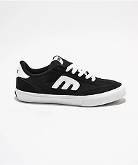 etnies Locut Black & White Vulcanized Skate Shoes