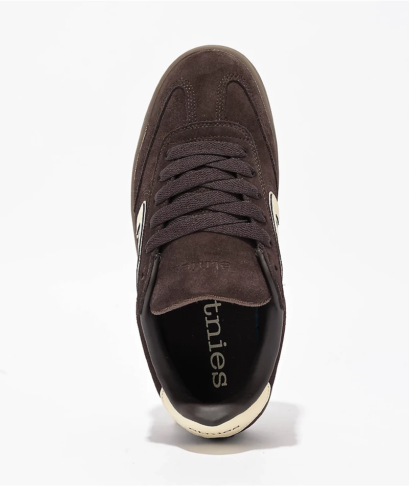 etnies Locut Brown & Bone Skate Shoes