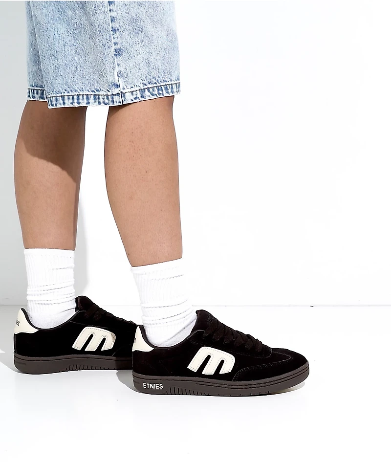 etnies Locut Brown & Bone Skate Shoes