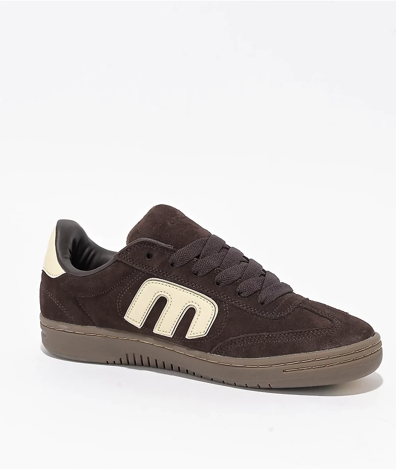 etnies Locut Brown & Bone Skate Shoes